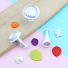 Bộ 3 khuôn ấn bánh hình vỏ sò TQ