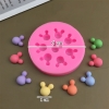 Khuôn Silicon 8 Hình Đầu Mickey Mini TQ