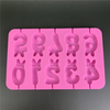 Khuôn Silicon Số 0–9 Hình Nơ Happy TQ