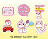 SCG - Sét Cắm Rắn Happy Hồng TP