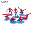Bộ 7 siêu nhân nhện  nhựa nhẹ. size trung