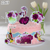 SCG - set cắm Cô Gái ôm hoa