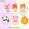 SCG - Set Cắm Giấy HPBD Hình Con Vật TP