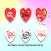 SCG - Set Cắm HPBD Hình Trái Tim TP