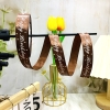 Ruybang chữ HAPPY BIRTHDAY nâu khổ 2cm,22cm