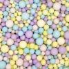 Lọ 100gr Kẹo Đường Viên Tròn Pastel Nhiều Kích Thước