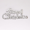 Chữ Merry Christmas Nhựa Bạc TQ