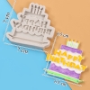 Khuôn Silicon Chữ HAPPY BIRTHDAY Bánh Kem TQ