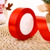 Ruybang lụa trơn đỏ tươi khổ 2cm,22m.