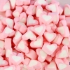 500gr kẹo xốp tim hồng trắng.