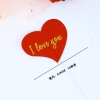 SCG-10 set thẻ i love you tim đỏ