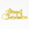 Chữ Merry Christmas Nhựa Vàng TQ