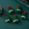 Set 5 Mũ Mini Xanh Lá Chữ Love Vàng
