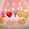 Nến i love you sắc màu