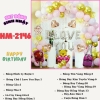Bóng Chữ  I LOVE YOU chữ Bạc 2146 TT