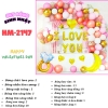 Bóng chữ  I LOVE YOU chữ Vàng 2147 TT