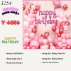 Bóng chữ HPBD hồng đỏ 6806 TT