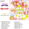 Bóng chữ  I LOVE YOU chữ Vàng 2147 TT