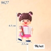 SLC-Silicon bé gái áo hồng chơi đàn TQ