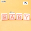 SLC- Silicon Chữ Baby Hồng Đặc Loại Nhỏ