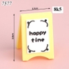 SLC- Silicon Bảng Chữ HAPPY TIME Vàng Trắng