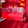 Hộp hoa quả Đỏ 4 Chi Tiết (không đế) HD