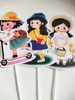 set cắm 3 cô gái