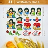 Khuôn socola woman's day 4
