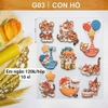 Khuôn socola con hổ G03
