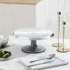 Bàn xoay bánh kem INOX đế chống trượt đường kính 31cm