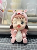 Em Bé Rồng Đất Sét Màu Hồng