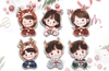 SCG-Set cắm 6 em bé noel TP