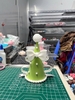 Mũ Mini Đất Sét Xanh Lá