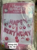 Bóng Chữ HPBD Mèo Kitty