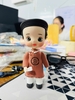 Tượng Đất Set Bé Trai Áo Dài Nâu