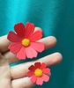 Gói 100 bông hoa cúc nhí mix size Đỏ