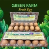 Trứng gà sạch Green Farm hộp 10 cái