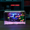 Bể Cá Mini Để Bàn Dán Sẵn Tranh Kích Thước 30x15x18cm Phù Hợp Nuôi Cá Cảnh Mini Để Bàn