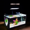 Bể cá mini để bàn 40x20x20cm nhiều mẫu phù hợp nuôi cá cảnh mini nhỏ nhỏ để bàn