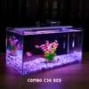 Bể cá mini 40x20x20cm Nhiều Mẫu Để Bàn Đẹp Phù Hợp Nuôi Cá Cảnh Nhỏ