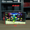 Bể Cá Mini Để Bàn Dán Sẵn Tranh Kích Thước 30x15x18cm Phù Hợp Nuôi Cá Cảnh Mini Để Bàn