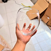 Chậu thủy tinh mini , chậu hoa thủy tinh , chậu thủy tinh mini tai bèo