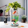Chậu thủy tinh mini trụ tròn Nhiều kích cỡ