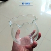 Chậu thủy tinh mini 10cm tai bèo