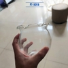 Chậu thủy tinh mini 10cm tai bèo