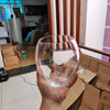 Chậu thủy tinh mini , chậu hoa thủy tinh , chậu thủy tinh mini tai bèo