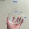 Chậu thủy tinh mini nuôi cá, bể cá mini để bàn