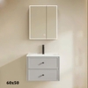 Bộ tủ chậu lavabo, tủ gương phòng tắm CR-290