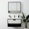 Bộ tủ chậu lavabo, tủ gương phòng tắm MW6952