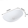 Chậu rửa mặt (lavabo) dương bàn F-CB039
